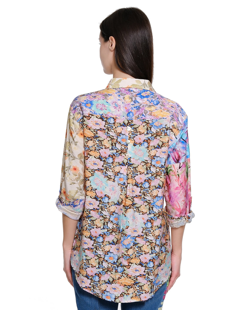 Patch Print Button-Up - Multi