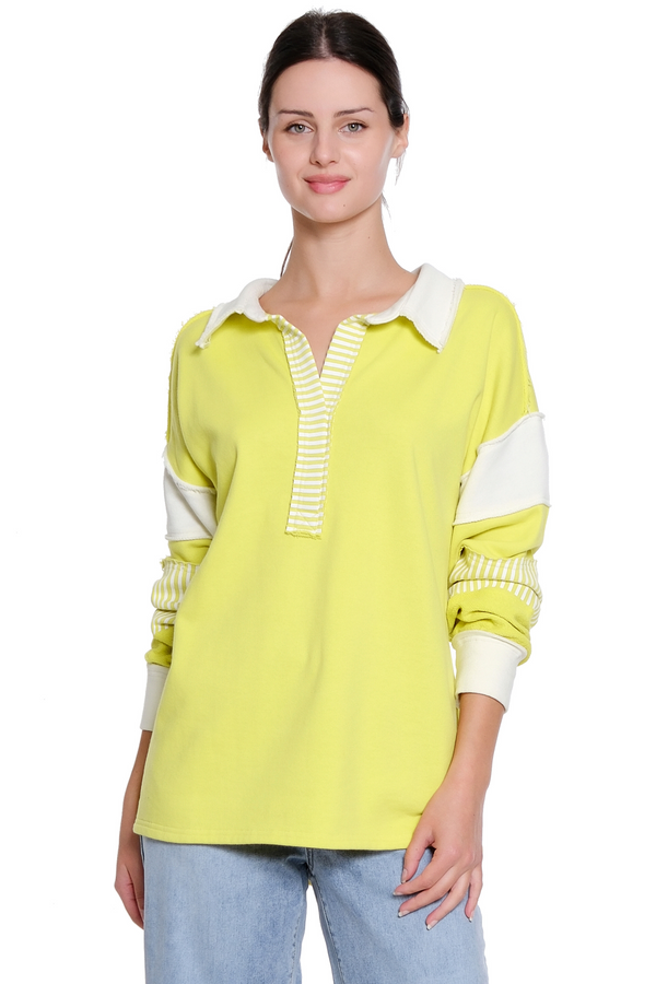 Polo Top - Citron